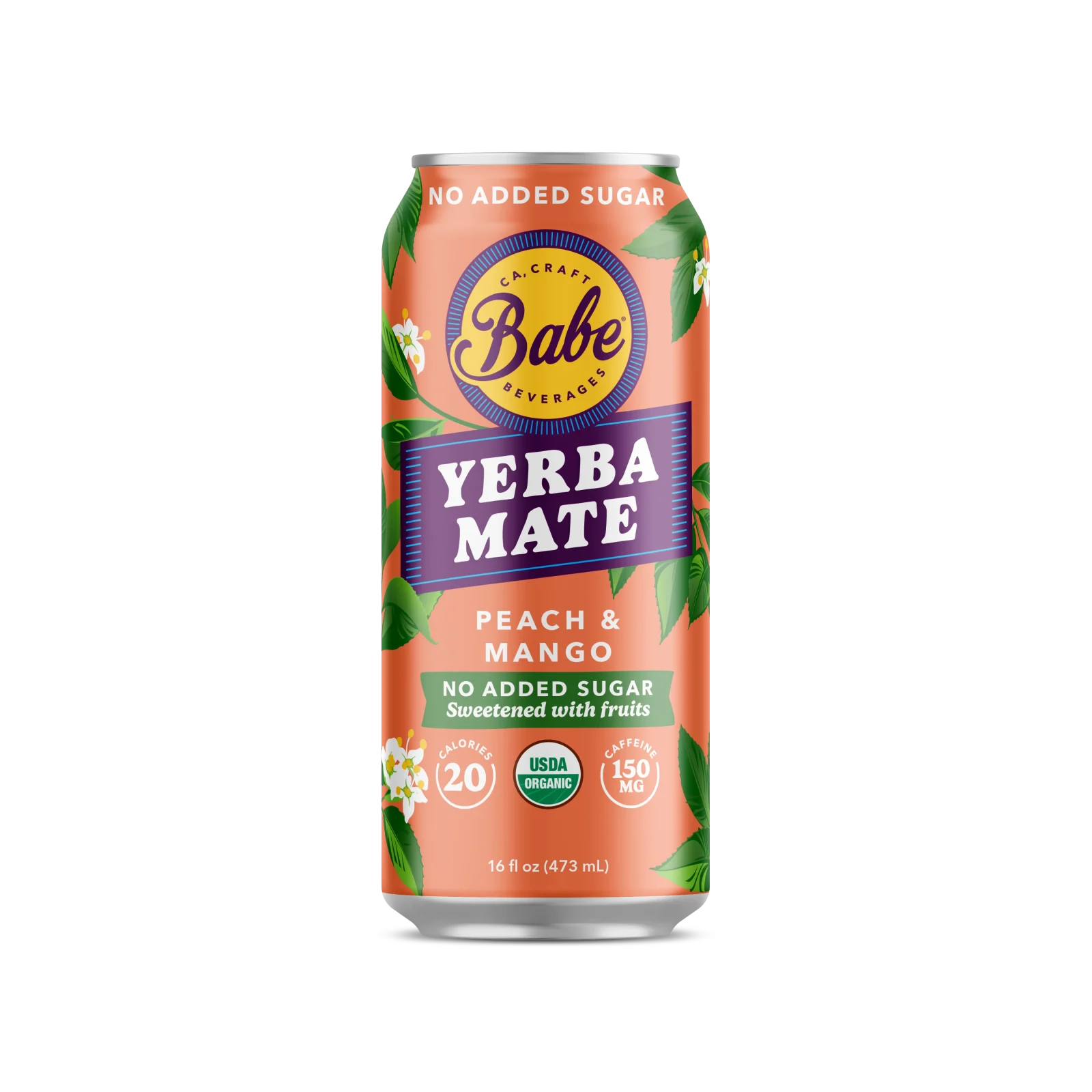 Yerba mate peach & mango 473ml