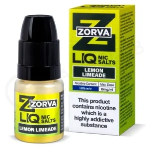 Lemon Limeade Nic Salt E-Liquid by Zorva Liq