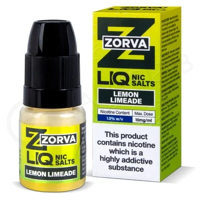 Lemon Limeade Nic Salt E-Liquid by Zorva Liq