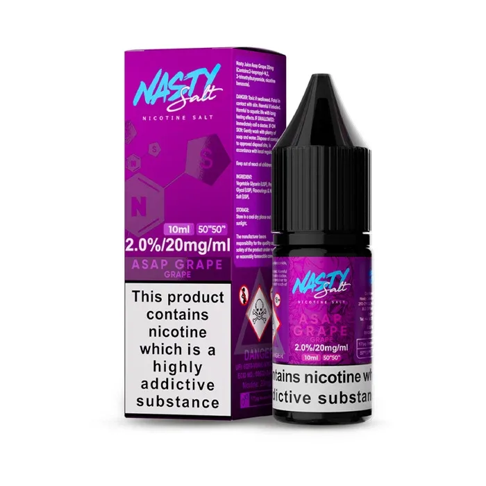 ASAP Grape Nic Salt E-Liquid by Nasty Juice