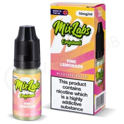 Pink Lemonade Nic Salt E-Liquid by Mix Labs - Image 2