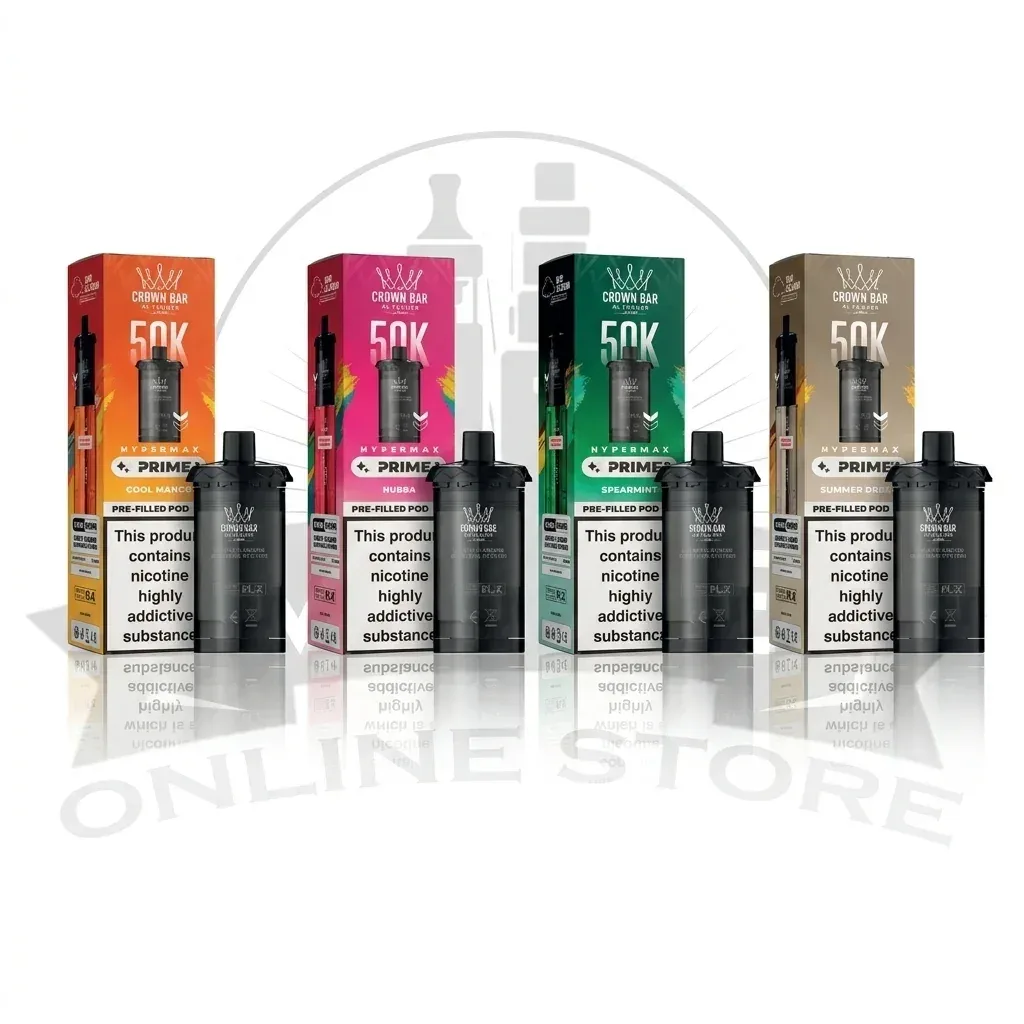 Box Of 5 Al Fakher 50K Hypermax Prime Refill Pods