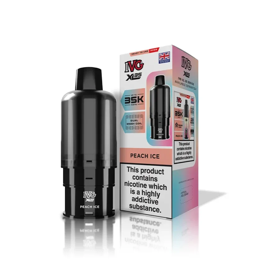 IVG XL 35K Prefilled Pods - Peach Ice