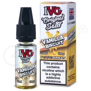 Vanilla Biscuit E-Liquid by IVG Original Salts
