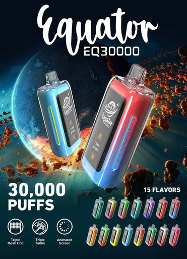 EQUATOR EQ30000 PUFFS 30ML 5% NICOTINE DISPOSABLE VAPE 30,000 PUFFS