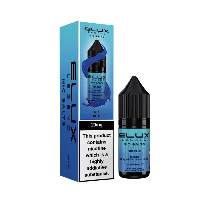 Mr Blue 10ml Nic Salt E-Liquid by Elux Legend