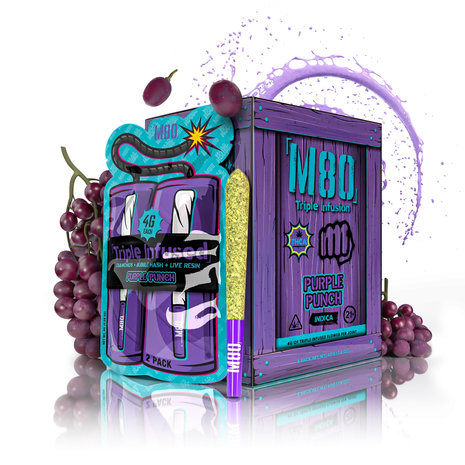 MH M80 Purple Punch 5pk