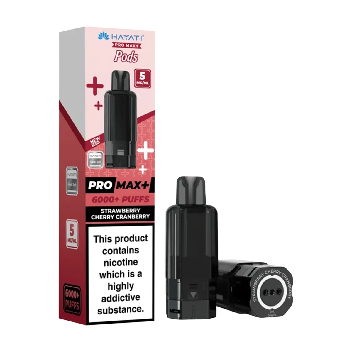 Strawberry Cherry Cranberry Hayati Pro Max+ Refill Pack - Image 2