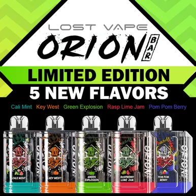 LOST VAPE ORION BAR *LIMITED EDITION* 7500 PUFFS DISPOSABLE