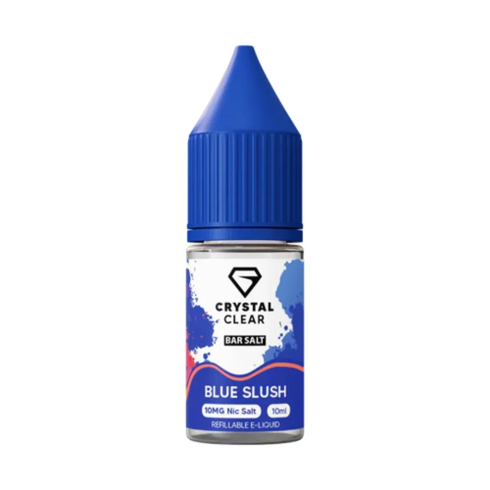 Crystal Clear Nic Salt Eliquid 10ml - Blue Slush