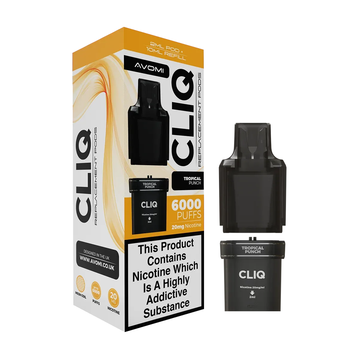 Tropical Punch Avomi Cliq 6000 Refill Pack