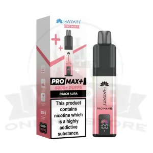 Peach Aura Hayati Pro Max Plus 6000 Puffs Pod Kit