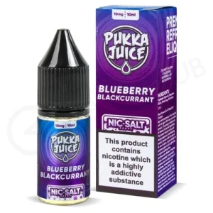 Blueberry Blackcurrant Nic Salt E-Liquid by Pukka Juice