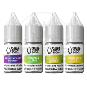 Pukka Juice 5000+ 10ml Nic Salts | Buy 5 for £10