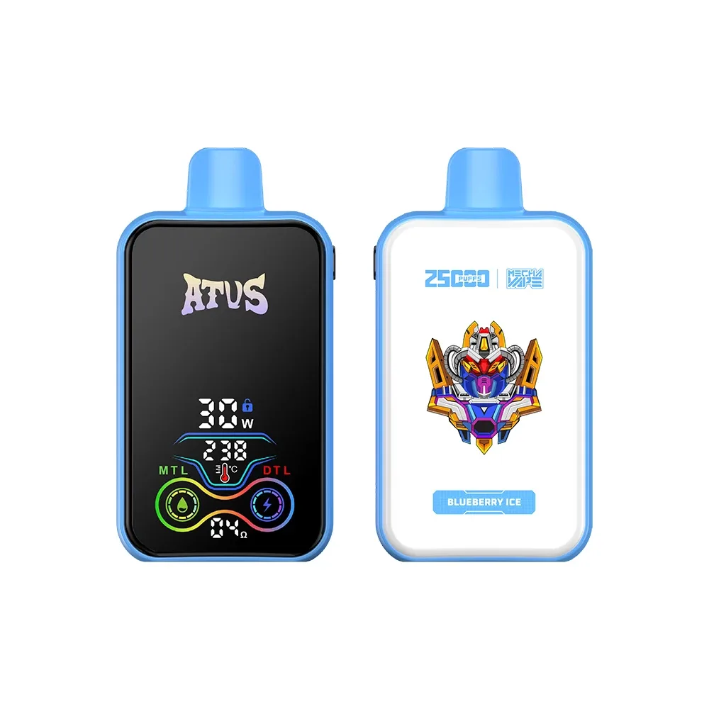ATVS 25000 Puffs Dual Mesh Digital Screen Bulk Buy Rechargeable Disposable Vapes Wholesale - Image 2