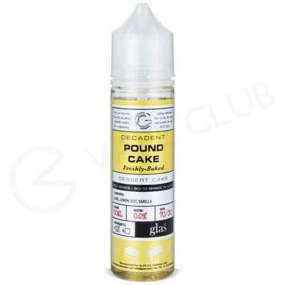Pound Cake Shortfill E-Liquid by Glas Basix 50ml