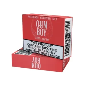Ohm Boy | 10ml Booster 12mg 50/50 Freebase | Finished