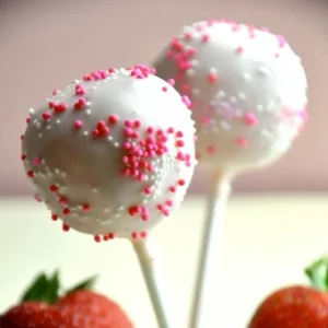 Strawberry Cake Pop