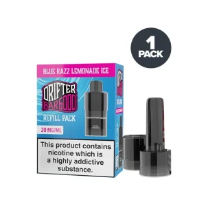 Blue Razz Lemonade Ice Drifter Bar 6000 Pre-filled Pods