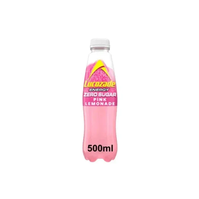 Lucozade Energy Zero Sugar Pink Lemonade 500 ml