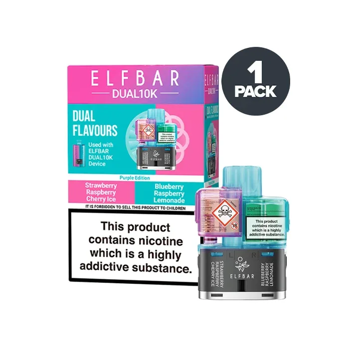 Purple Edition Elf Bar Dual 10K Refill Pack