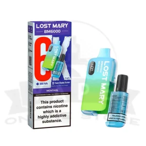 Menthol Lost Mary BM6000 Prefilled Pod Vape Kit | Must Try