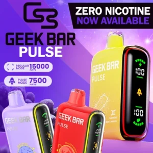 GEEK BAR PULSE (ZERO NICOTINE) 15000 PUFFS DISPOSABLE VAPE
