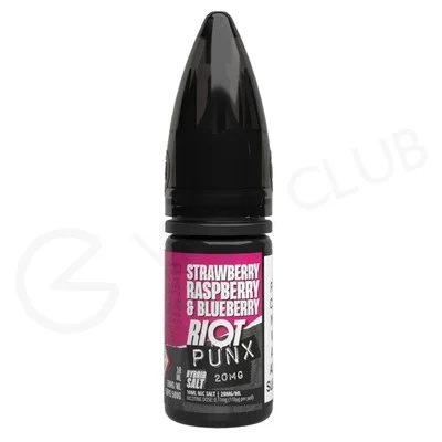 Strawberry, Raspberry & Blueberry Hybrid Salt E-Liquid by Punx