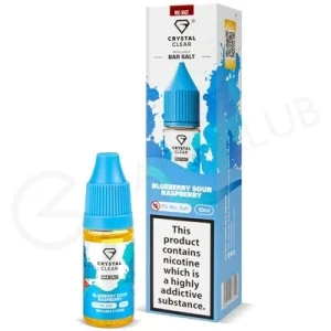 Blueberry Sour Raspberry Nic Salt E-Liquid by Crystal Clear