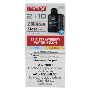 Level X G2 Pod Epic Strawberry Watermelon Iced 2ml 20mg