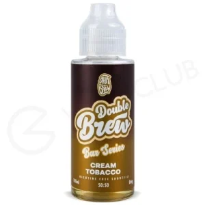 Cream Tobacco Shortfill E-Liquid by Double Brew Bar Series 100ml