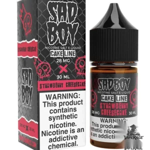 Strawberry Cheesecake — Cake Line — Sadboy E-Liquid 30mL Nic Salt