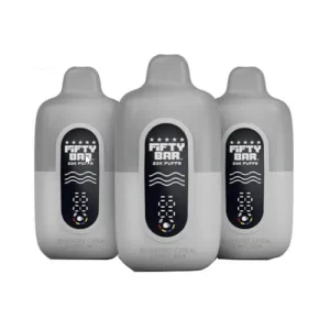 Fifty Bar V2 Silver Series 20K 2% Disposable Vape Device - 3PK