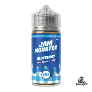 Blueberry (nicotine Free) Jam Monster Vape Labs 100mL Freebase