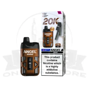 Brown Edition Vapes Bars Angel 20000 Vape Prefilled Pod Kit