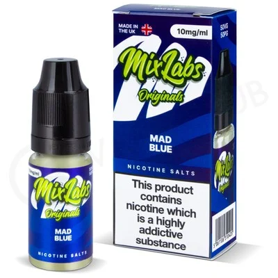 Mad Blue Nic Salt E-Liquid by Mix Labs - Image 2