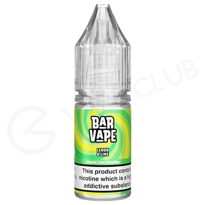 Lemon & Lime Nic Salt E-Liquid by Bar Vape