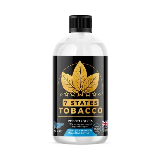 Seven States Tobacco MES Shot | Bottle Shot
