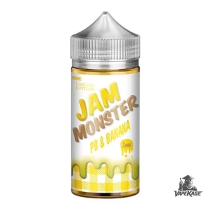 Pb & Banana Jam Monster Vape Labs 100mL Freebase