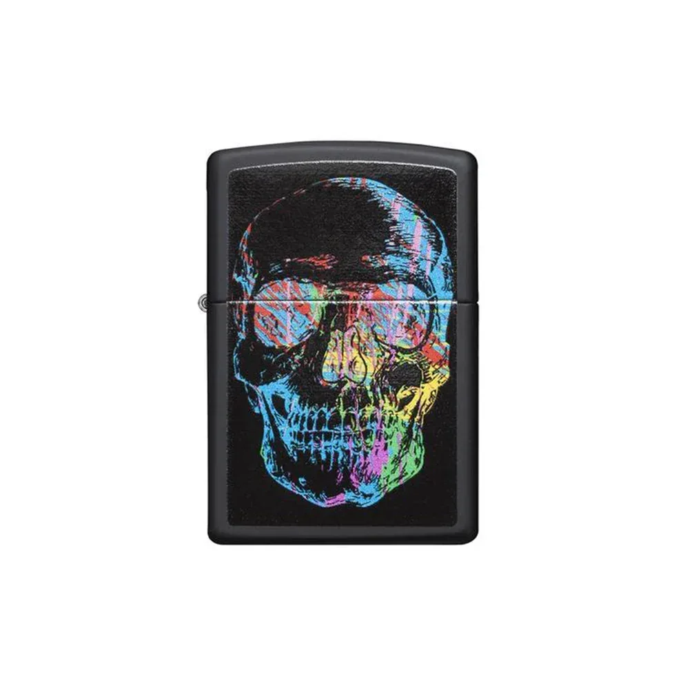 Zippo Lighter - Colourful Skull