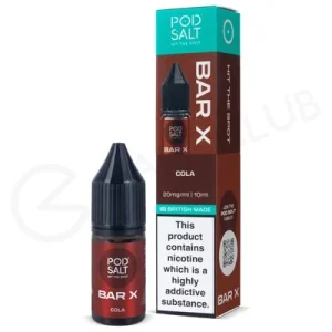 Cola Nic Salt E-Liquid by Pod Salt Bar X