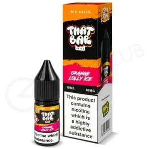 Orange Lolly Ice Nic Salt E-Liquid by That Bar Juice