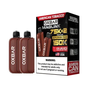American Tobacco Oxbar Maglink 75K 75000 Puffs Disposable Pod 5%