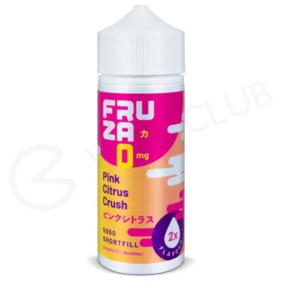 Pink Citrus Crush Shortfill E-Liquid by Fruza 100ml