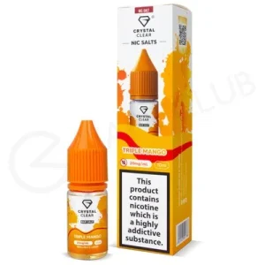 Triple Mango Nic Salt E-Liquid by Crystal Clear