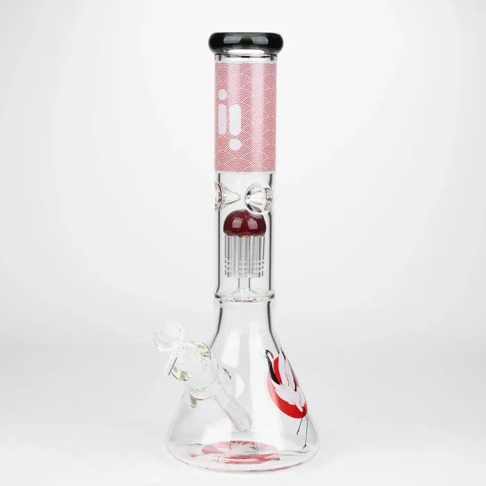 Infyniti Untamed 14" 7mm Classic Beaker Water Bong - Crane - Image 2