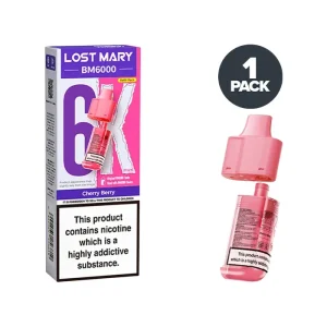 Cherry Berry Lost Mary BM6000 Refill Pack