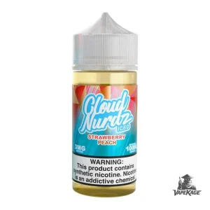 Strawberry Peach Iced — Cloud Nurdz 100mL Freebase