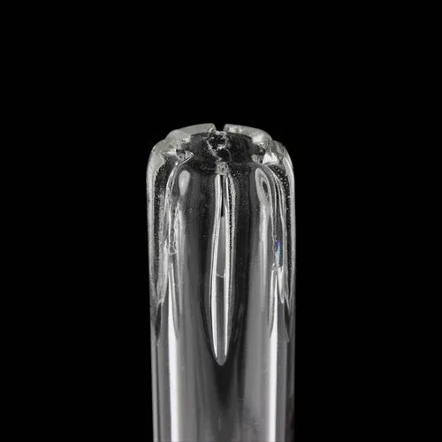 Shatter'd Glassworks - 4" Vertical Slit Diffused Downstem - Closed End for Dabs - Image 2