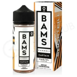 Captain Shortfill E-Liquid by Bams Cannoli 100ml